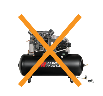 No Compressor Required